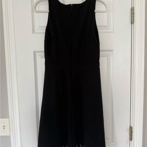 LOFT Black Midi Dress